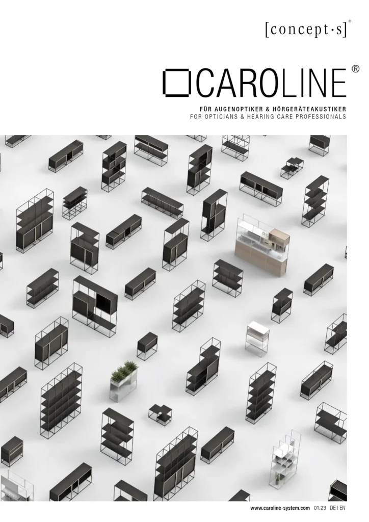 CAROLINE - oční optiky - obálka katalogu